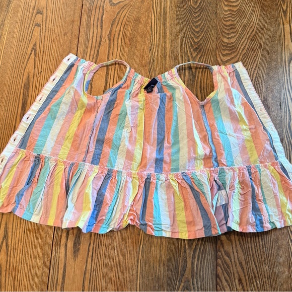 Calvin Klein Jeans Multicolor Striped Kids Casual Dress - Picture 3 of 5